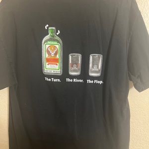 Tennessee River Jagermeister THE TURN THE RIVER THE FLOP T-Shirt (Men's XL)